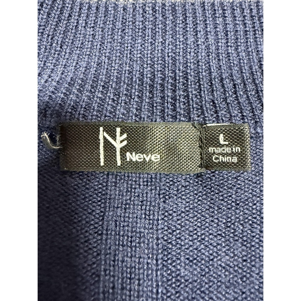 US Ski Team Sweater Womens Large Blue‎ Alpine Skiing Neve Merino Wool Full Zip - Picture 3 of 9
